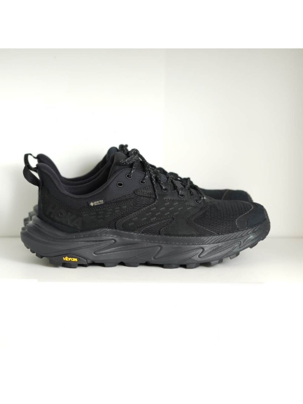 Hoka One One Anacapa 2 Low GTX Gore-Tex Black Hiking Shoe Waterproof Men US 10.5